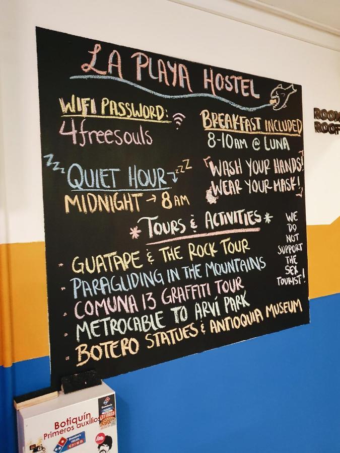La Playa Hostel & Rooftop Меделин Екстериор снимка